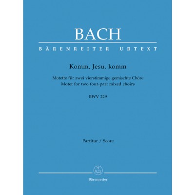 J.S. - Komm, Jesu, Komm (Bwv 229) - Choeur