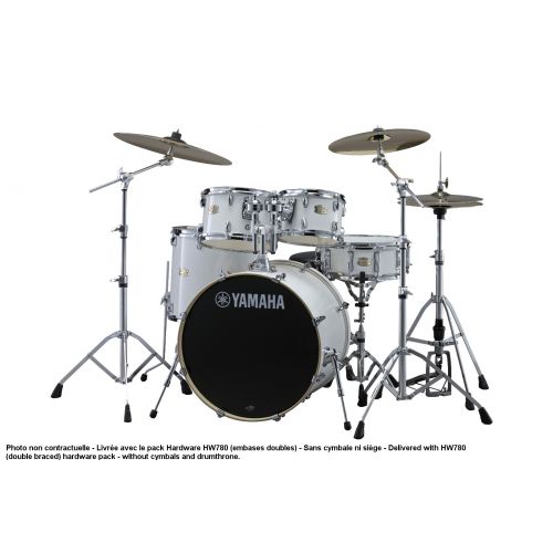 Stage Custom Birch Standard Pure White + HW780