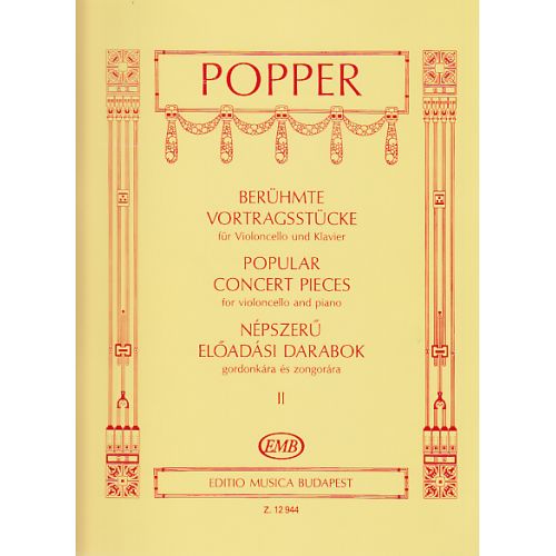 Popper D. - Popular Concert Pieces 2 - Violoncelle et Piano