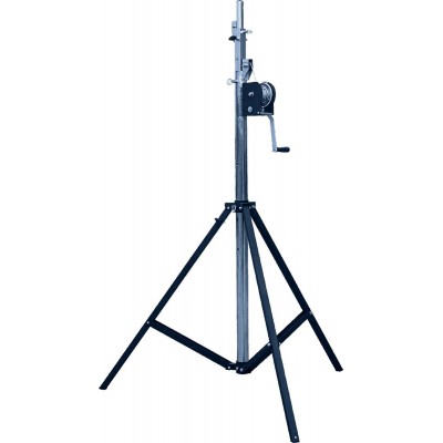SLS15 - Stand Lumiere Avec Manivelle Noir/chrome