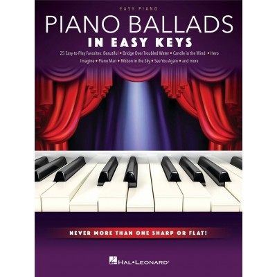 SUPER EASY SONGBOOK - PIANO BALLADS IN EASY KEYS