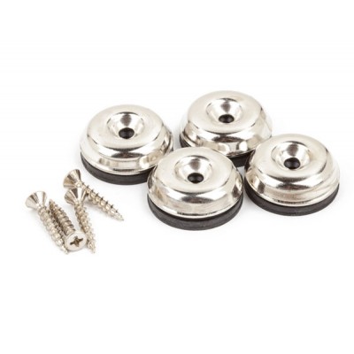 Pure Vintage Sphinx Glides, (4), Nickel