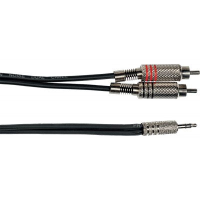 Cordon 1 Jack Stéréo 3,5 Mm 2 Rca 3 M