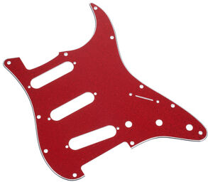 ST-Pickguard SSS Red Sparkle Red Sparkle