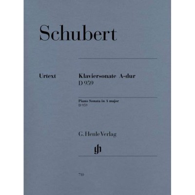 Schubert - Sonate Pour Piano En La Majeur D 959 - Piano