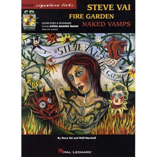 VAI STEVE - FIRE GARDEN SIGNATURE + CD - GUITAR TAB