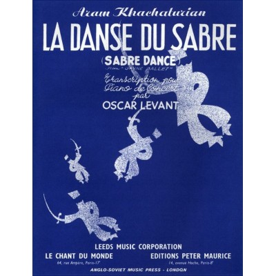 Khatchaturian Aram - La Danse Du Sabre - Piano