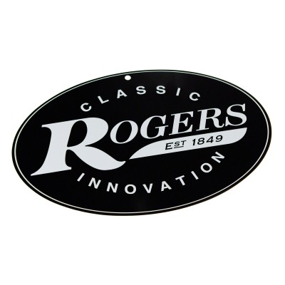RA-RMLS Plaque Publicitaire Metal Rogers 30X20CM