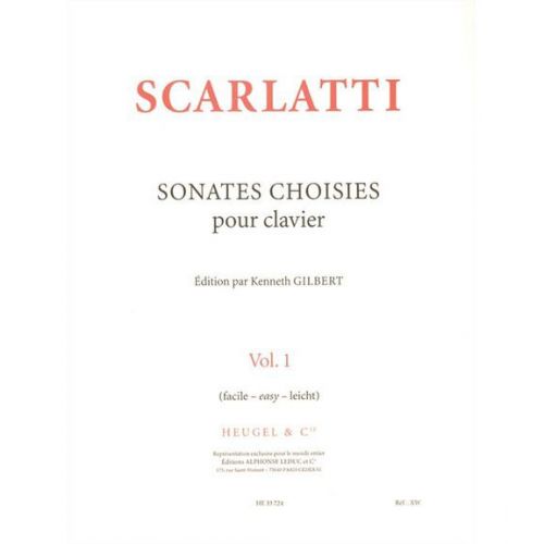 SCARLATTI DOMENICO - SONATES CHOISIES POUR CLAVECIN - VOL.1
