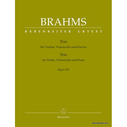 Brahms J. - Trio Op.101 - Violon, Violonelle Et Piano - Conducteur & Pies