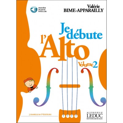 Bime-Apparailly - Je Débute L'alto + Audio Vol.2