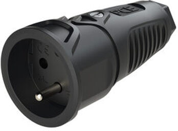 2410-ss Taurus2 Socket B/F Black with black marking ring