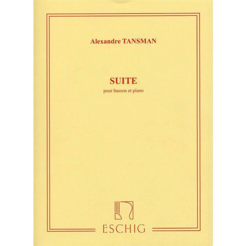 Tansman A. - Suite - Basson et Piano