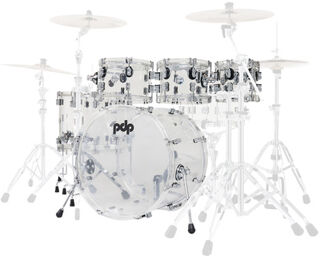 PDP Concept Clear Acrylic 6pc Clear Acryl