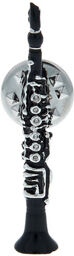 Pin Clarinet Black/Rhodiniert