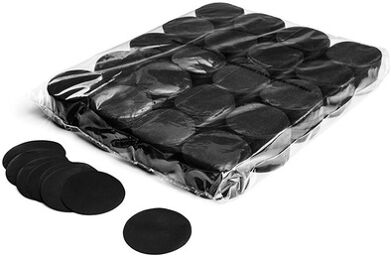 Confetti round Ø 55mm Black Noir