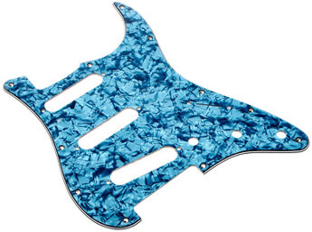 ST-Pickguard SSS Aqua Pearl Aqua Pearl