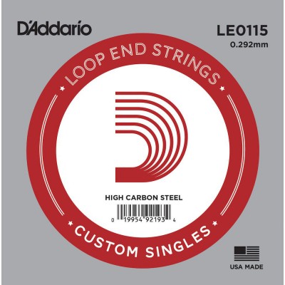Corde LE0115 Acier Pur Extremite A Boucle 11,5