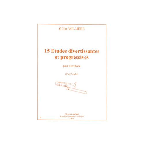 Milliere - 15 Etudes Divertissantes Prog. - Trombone