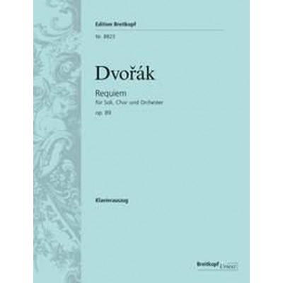 Dvorak Anton - Requiem Op.89 - Vocal Score