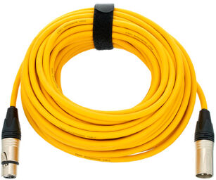 17900 Mic-Cable 15m Yellow JauneViolet