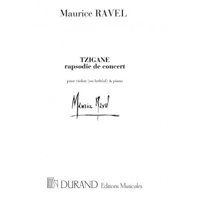 Ravel - Tzigane (violon / Piano)