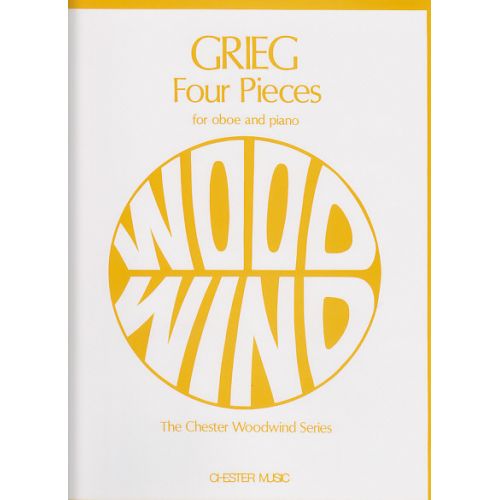 Grieg E. - Four Pieces - Hautbois et Piano