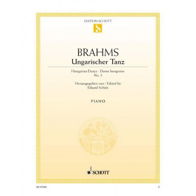 Brahms - Danse Hongroise No. 5 - Piano