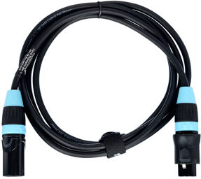 PDC3CC IP65 DMX Cable 2m 3pin Black