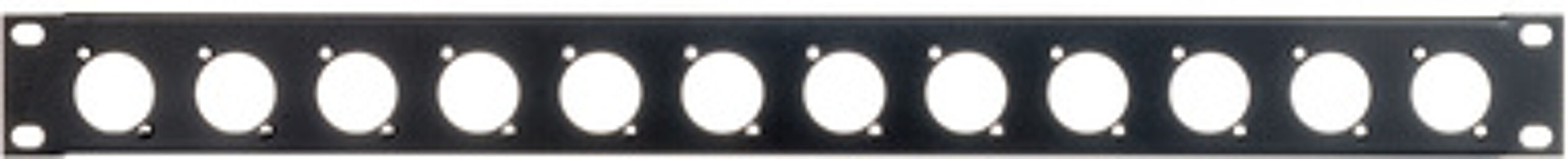 872215 U-shaped Rack Panel 1U