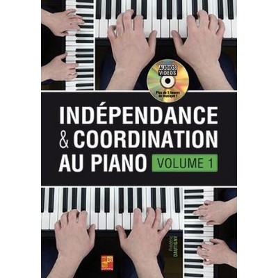 DAUTIGNY FREDERIC - INDEPENDANCE ET COORDINATION AU PIANO VOL.1
