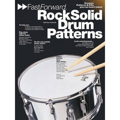 Fast Forward Rock Solid Drum Patterns + Audio - Drums