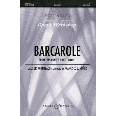 Offenbach - Barcarole - 2-part Treble Voices (sa) et Piano