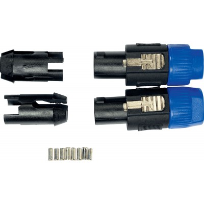 Fiche Speakon Male 4 Points - Lot de 2