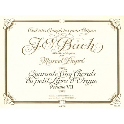 Oeuvres Complètes Pour Orgue Volume 7