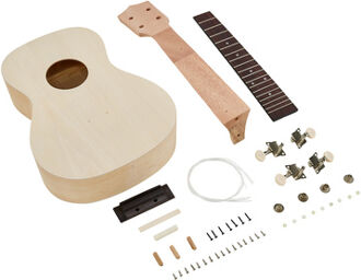 Ukulele DIY-Kit Concert naturel