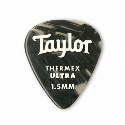 80718 Premium 351 Thermex Ultra Picks Black Onyx 1.50mm 6-pack