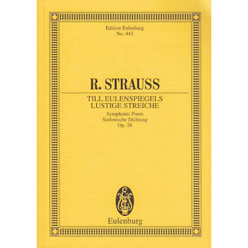 Strauss Richard - Till Eulenspiegels Lustige Streiche - Sinfonische Dichtung Op.28 - Conducteur