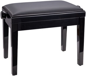 13924 Piano Bench black glossy finish
