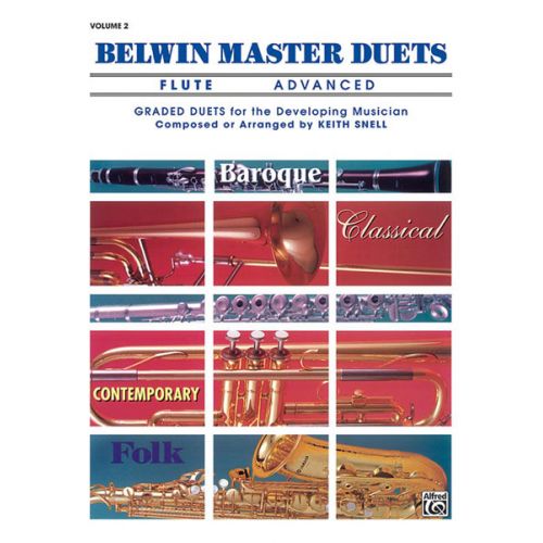 Snell Keith - Belwin Master Duets - Flute Advanced II - Flute Ensemble
