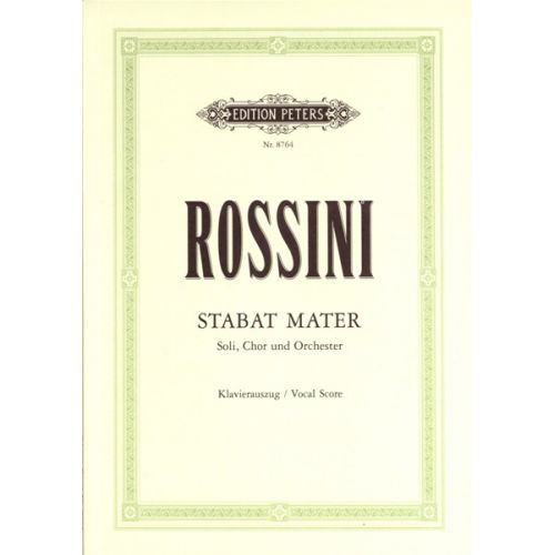 ROSSINI GIOACCHINO - STABAT MATER - MIXED CHOIR (PAR 10 MINIMUM)