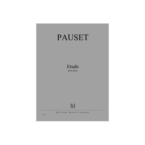 Pauset - Etude - Piano