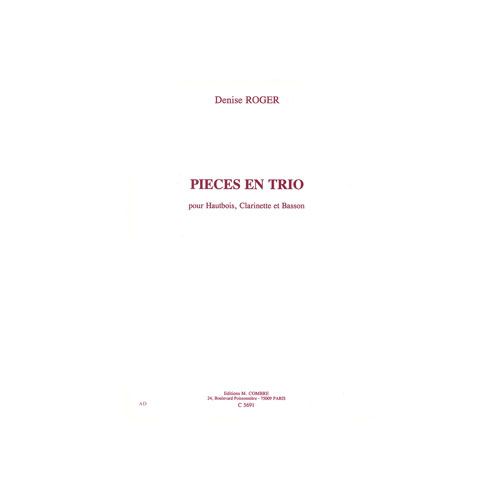 Roger - Pièces En Trio - Hautbois, Clarinette Et Basson