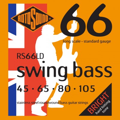 RS66LD Swing Bass Stainless Steel Roundwound Long Scale 45-105