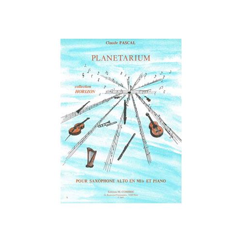 Pascal Claude - Planetarium - Saxophone et Piano