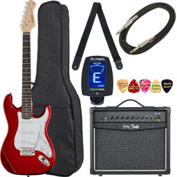 Guitar Set G2 CA Red Candy Apple Red