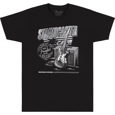 Stratocaster 70Th Anni Tee Black S