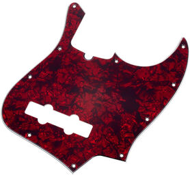 J-Style Pickguard Red Pearl Red Pearl