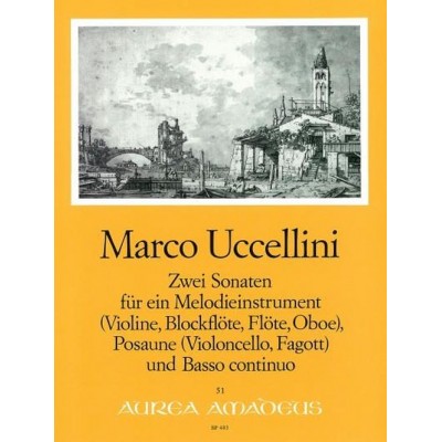 Uccellini Marco - 2 Sonatas Op. 2/1 & Op. 3/2 - Score & Parts