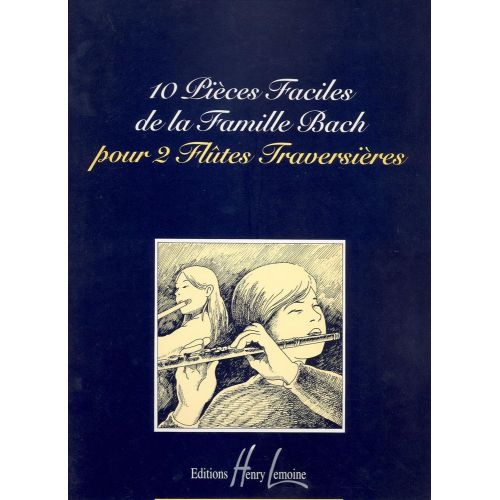 Bach - Duos Famille Bach (10) 2 FL. - 2 Flûtes